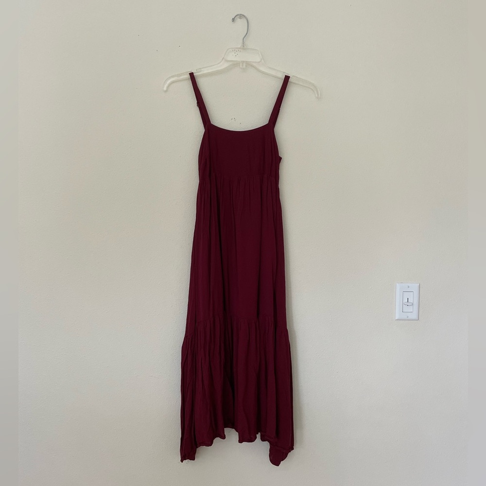 🌷 Urban Outfitters Burgundy Maxi Dress #26